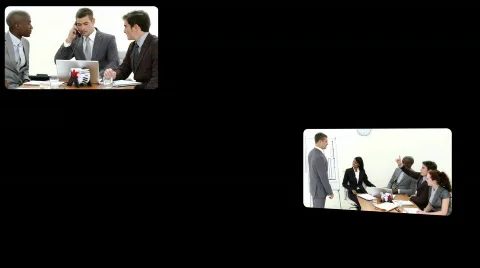 Stock animation of presenting the concept of business team Stock Footage