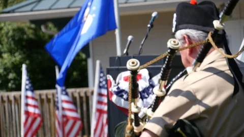 Stock Bagpipes Video stock 111923822