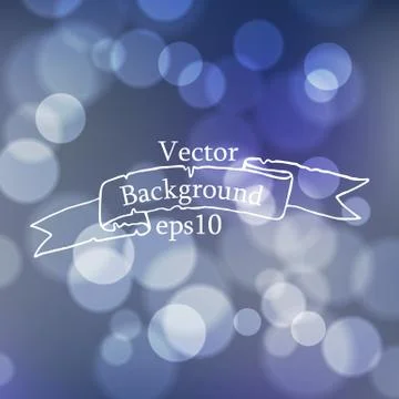 Stock blurred texture with bokeh effect and ribbon in vintage style with the Stock Illustration