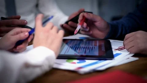 Stock Candle Chart Analysis – Candlestick Patterns for Trading Stock Footage 314931893