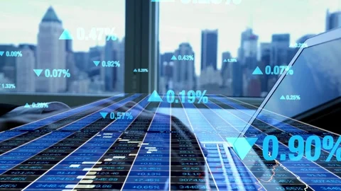 Stock Candle Chart Analysis – Candlestick Patterns for Trading Stock Footage 314931902