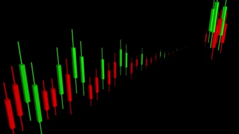 Candlesticks 3D Stock Footage ~ Royalty Free Stock Videos | Pond5