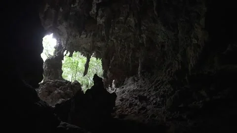 STOCK CAVE TRACKING INSIDE HD 24FPS Stock Footage 131941229