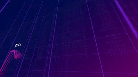 Stock chart 库存影片 148019345
