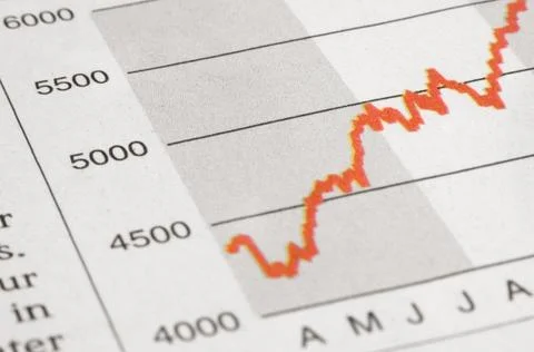Stock Chart 스톡 사진