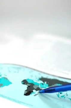 Stock chart Stock Photos