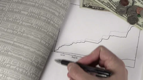 Stock chart V1 - HD Stock-Footage 5383508