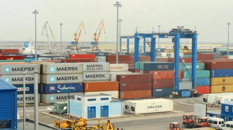 Stock of containers Stock Footage 47781692