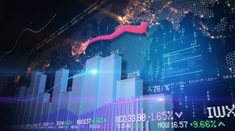 Stock exchange concept Stock Footage