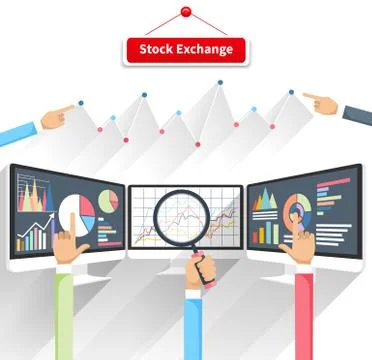 Stock Exchange Stock Illustration