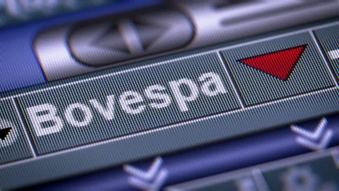 The stock exchange located at Brazil. Down. Looping. Stock Footage 74367762