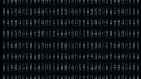 Stock Exchange Market Data Wall Stock Footage 330138850