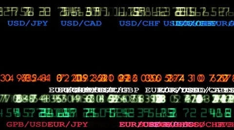 Stock Exchange. Motion number. Stock Footage 8984559