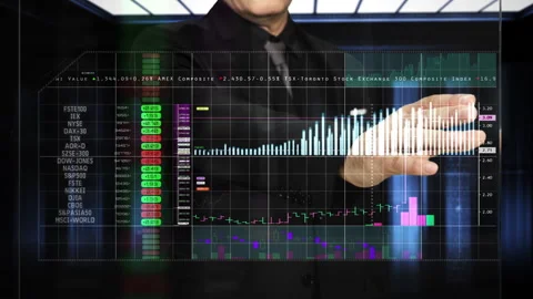 Stock Exchange Trader Stock Footage 263364079