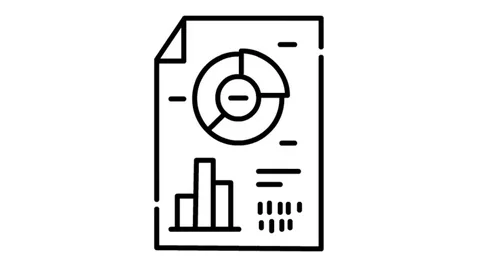  analytics Whiteboard Stop-Motion Style Animation Stock Footage 80478128