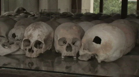 Cambodia: Skulls from the Killing Fields Stock Footage