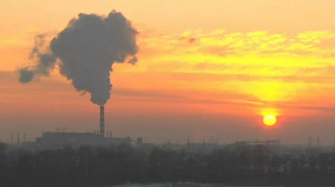 Stock footage Industrial sun Stock Footage