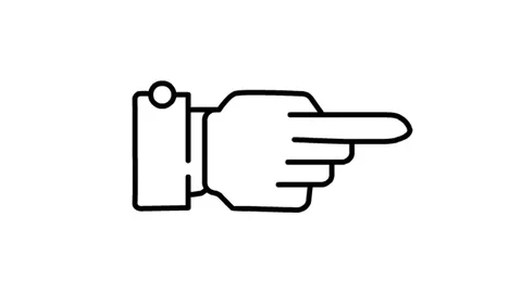  Pointer Whiteboard Stop-Motion Style Animation Stock Footage 80478148