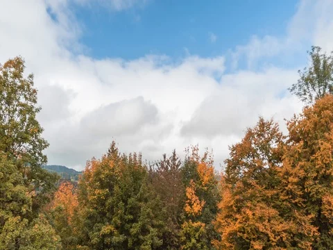 Stock Footage Time Lapse Austrian Alps Autumn Colors Stock Footage 80679278