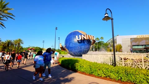 Stock footage Universal Studios Globe Orlando FL Video stock 306756967