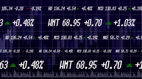Stock guotes in terminal Stock Footage 63116484