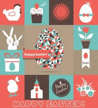 Stock illustration easter color pattern print design Stock Illustration