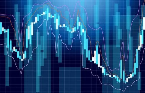Stock image. Graphs and stylized tables for backgrounds Stock Illustration
