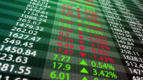 Stock index chart. High frequency trading. Stock Footage 26594939