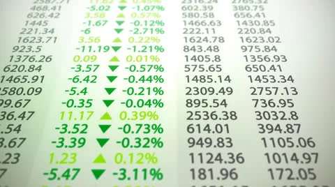 Stock index chart. High frequency trading. Stock Footage 26611060