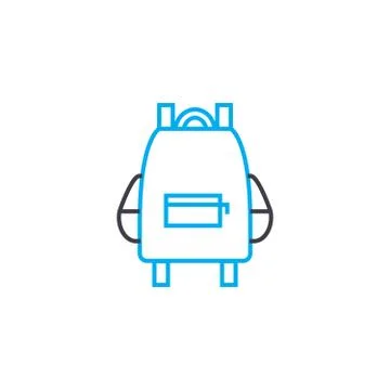 Stock of knowledge vector thin line stroke icon. Stock of knowledge outline Stock Illustration