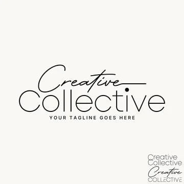 Stock letter initial word Creative Collective fashion shop monogram Stock Illustration