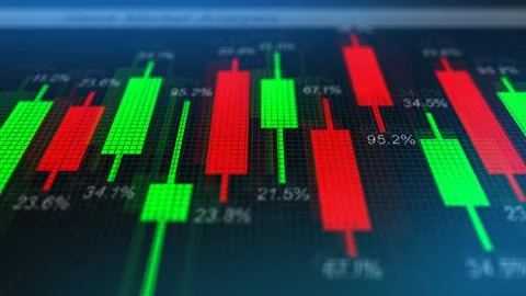 Stock Market Analysis Grid for Crypto or Investing 10 Stock-Illustration