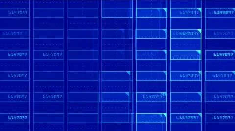 Stock market analysis software,computer finance file &amp; number. Vídeo Stock 11865627