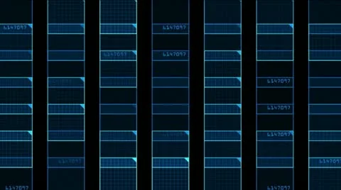 Stock market analysis software,computer finance file &amp; number. Vídeo Stock 11870593