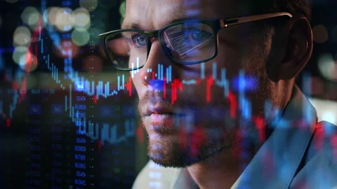 Stock Market Analyst Stock Footage 166297078