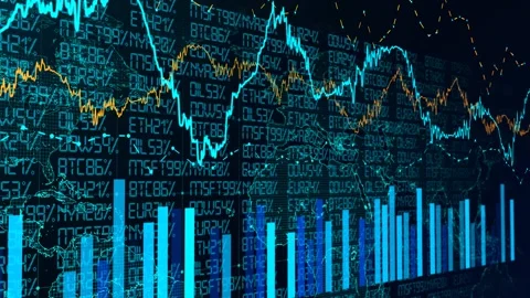 Stock market animated graphic. Stock pri... | Stock Video | Pond5