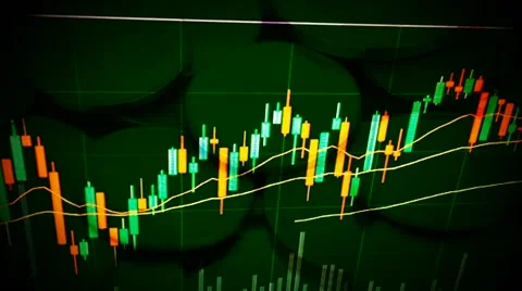 Stock market chart Stock Footage 60804571