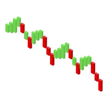 Stock market chart going down and showing financial crisis Stock Illustration