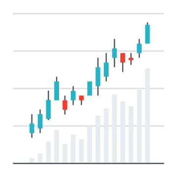 Stock Market Chart Stock Illustration