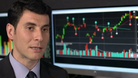 Stock Market Data Analysis Stock Footage 210389477