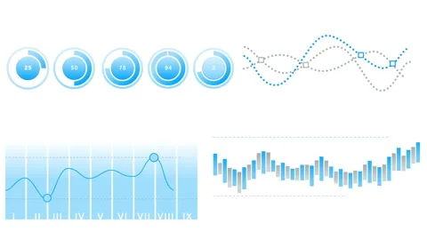 Stock market data animation Stock Footage 232672453