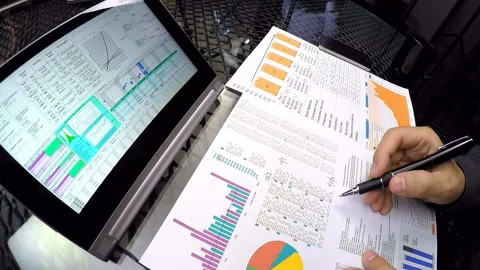 Stock Market Data  Stock Footage 210496844