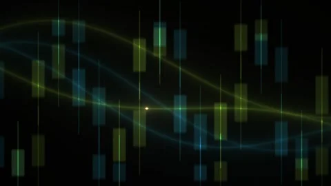 Stock market data visualization graph. Stock Footage 340041506