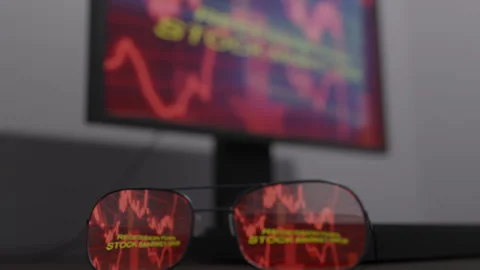 Stock Market Drop Message Stock Footage 248800566