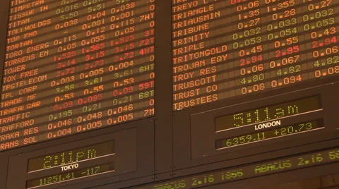 STOCK MARKET Stock Footage 34094068