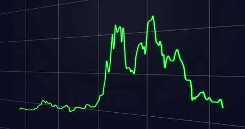 Stock Market Graph - Financial Bubble - Boom and Crash Stock Footage 267546487