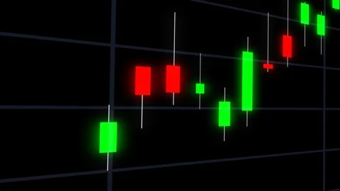 Stock Market Graph Stock Footage 127329935