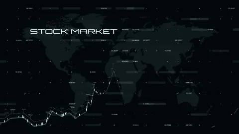 Stock Market Graph Titles Stock After Effects