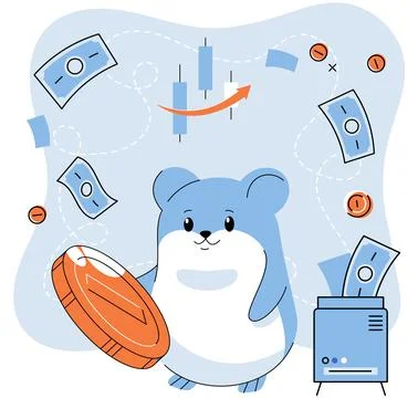 Stock market manipulation. Characters analyzing stock market data to control Stock Illustration
