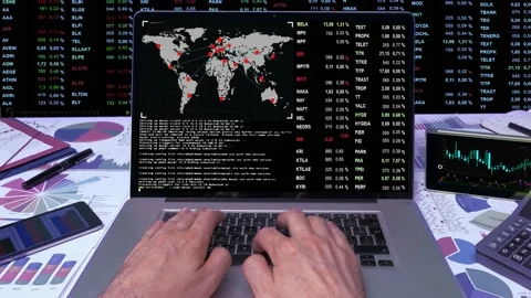 Stock Market Technology  스톡 동영상 202132216